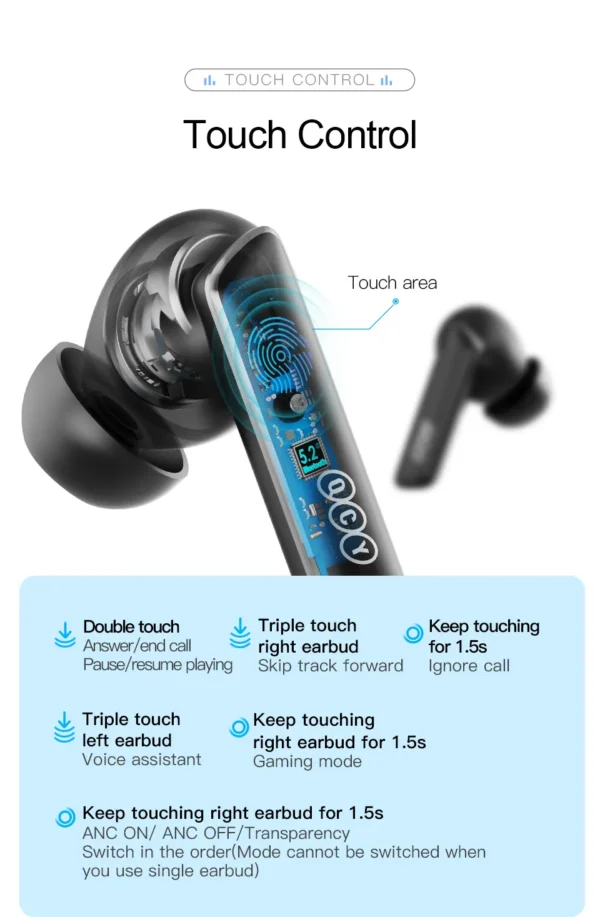 Fonde de Ouvido QCY HT05 Bluetooh 5.2 - Image 13