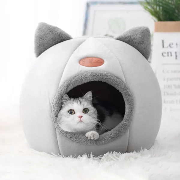 Sonho Peludo - Ninho Aconchegante para Gatos: Conforto Profundo e Noites Aconchegantes - O Refúgio Perfeito para seu Gatinho!