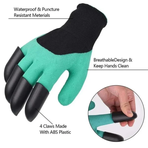 Luvas de Jardinagem com Garras - GardenGuard Pro 🌿🧤 - Image 3