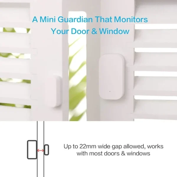 Safeguard 360°: Sensor de Porta e Janela Aqara Zigbee, Compatível com Xiaomi Home APP, Mijia Gateway e Homekit - Image 3