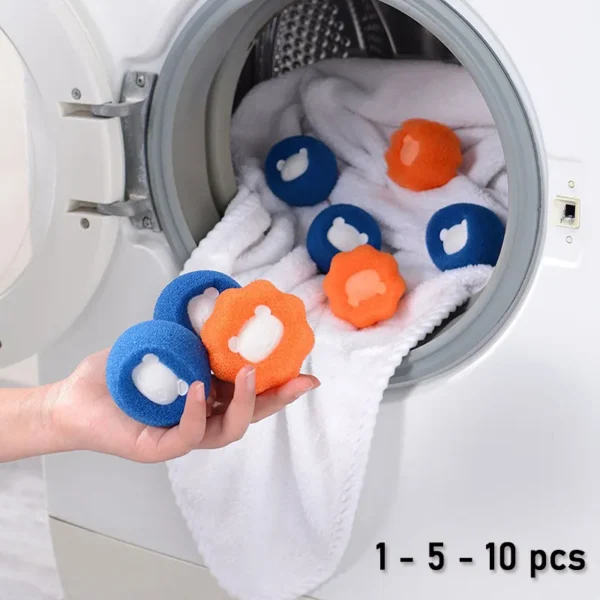 Pelinho Clean - Removedor de Pelos para Pets em Forma de Bola: Reutilizável, Eficaz e Divertido - Mantenha sua Casa Sempre Impecável!