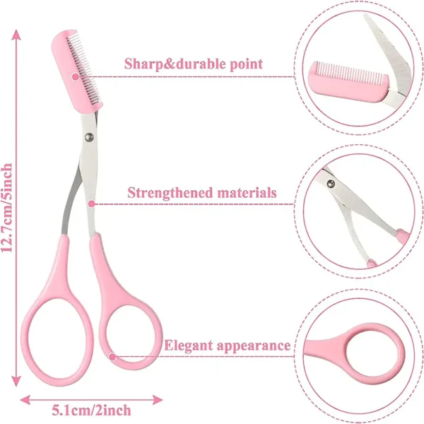 Tesoura para sobrancelhas: Precisão e Estilo em Uma Ferramenta! - Image 2