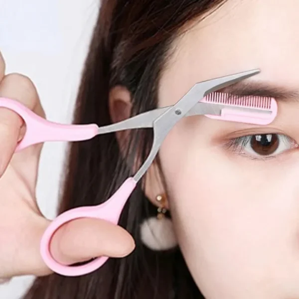 Tesoura para sobrancelhas: Precisão e Estilo em Uma Ferramenta!