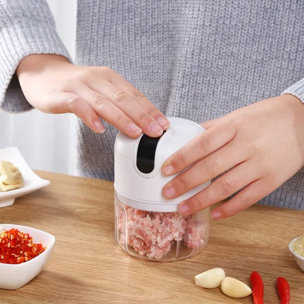 PowerChop Master 🍲 - Processador de Alimentos Elétrico 250ml - Image 2