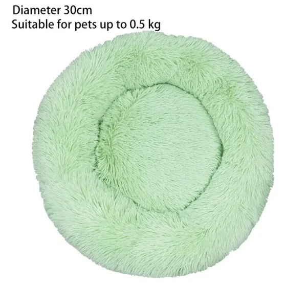Ninho Aconchegante para Pets: Cama Redonda Macia com Tapete Felpudo para Cães e Gatos - Conforto Inigualável - Image 8