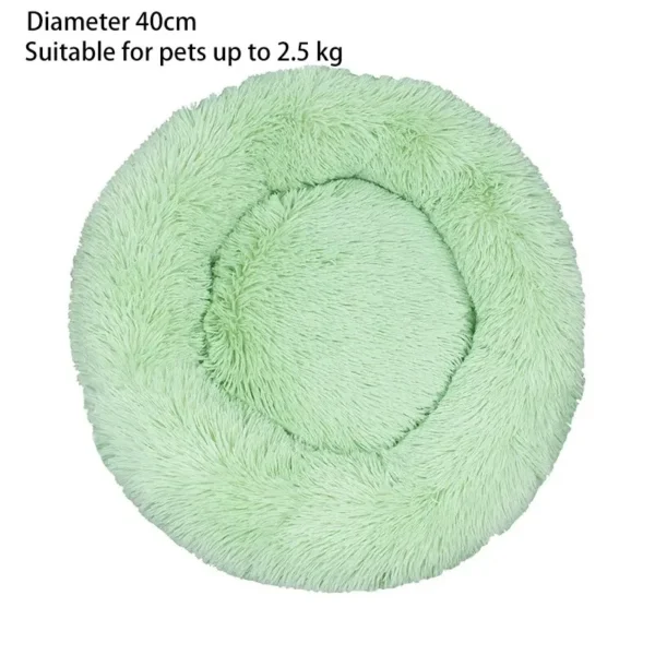 Ninho Aconchegante para Pets: Cama Redonda Macia com Tapete Felpudo para Cães e Gatos - Conforto Inigualável - Image 9