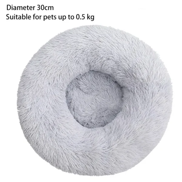 Ninho Aconchegante para Pets: Cama Redonda Macia com Tapete Felpudo para Cães e Gatos - Conforto Inigualável - Image 10