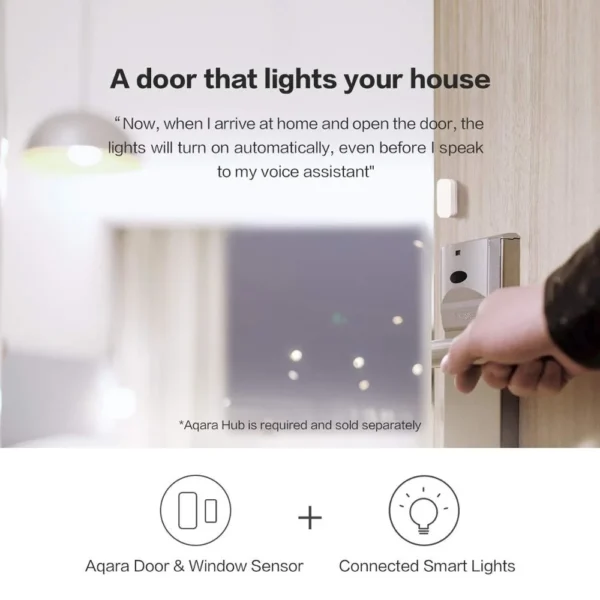 Safeguard 360°: Sensor de Porta e Janela Aqara Zigbee, Compatível com Xiaomi Home APP, Mijia Gateway e Homekit - Image 4