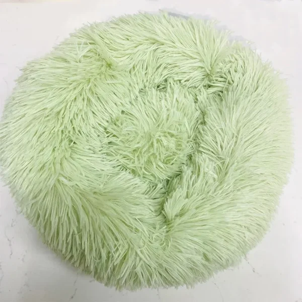 Ninho Aconchegante para Pets: Cama Redonda Macia com Tapete Felpudo para Cães e Gatos - Conforto Inigualável - Image 3