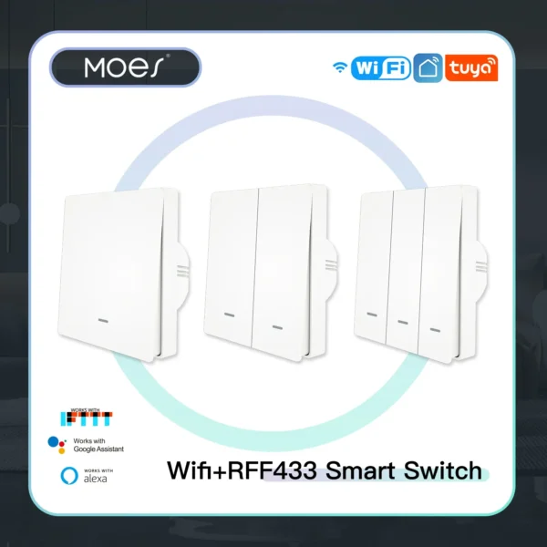 SwitchTech Connect Pro - Interruptor Inteligente de Parede WIFI