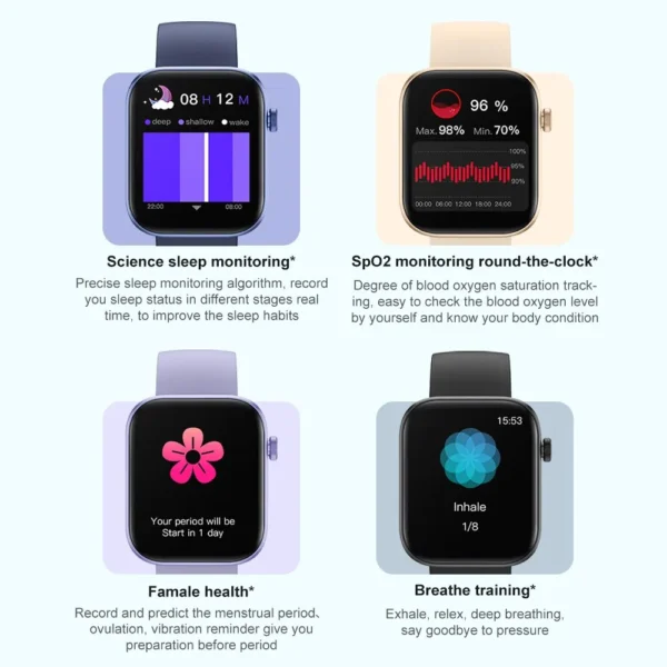 COLMI P71: Smartwatch com Chamadas e Monitoramento de Saúde! - Image 4