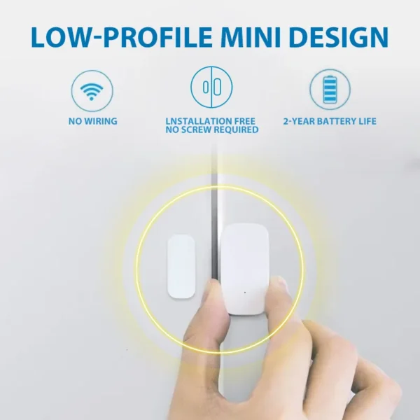 Safeguard 360°: Sensor de Porta e Janela Aqara Zigbee, Compatível com Xiaomi Home APP, Mijia Gateway e Homekit - Image 2