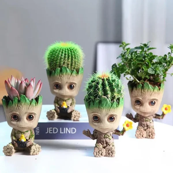 Vaso Decorativo Groot - MiniGuardião Florestal 🌳🌺 - Image 3