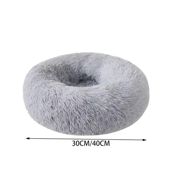 Ninho Aconchegante para Pets: Cama Redonda Macia com Tapete Felpudo para Cães e Gatos - Conforto Inigualável - Image 6