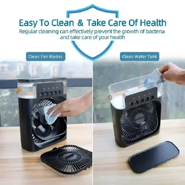 Ar Condicionado Portátil CoolBreeze com Compartimento para Gelo e Água - Image 4