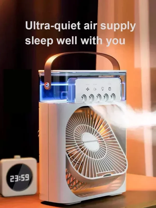 Ar Condicionado Portátil CoolBreeze com Compartimento para Gelo e Água - Image 9